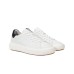 SUN68 BIG BOY SNEAKER IN LEATHER TOTAL WHITE E BLACK DA UOMO