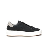 SUN68 BIG BOY SNEAKER IN LEATHER TOTAL BLACK DA UOMO	