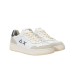 SUN68 BIG BASKET SNEAKER IN LEATHER E SUEDE WHITE