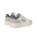 SUN68 BIG BASKET SNEAKER IN LEATHER E SUEDE WHITE