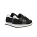 SUN68 ALLY BRIGHT SNEAKER IN NYLON E SUEDE BLACK 