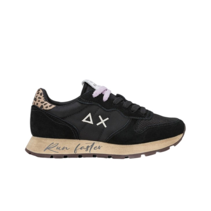 SUN68 ALLY VINTAGE SNEAKER BLACK DA DONNA