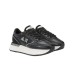 SUN68 BIG ALLY PU SNEAKER IN LEATHER TOTAL BLACK 