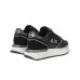 SUN68 BIG ALLY PU SNEAKER IN LEATHER TOTAL BLACK 