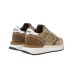 SUN68 BIG ALLY GLITTER SNEAKER BROWN IN SUEDE 