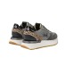 SUN68 BIG STARGIRL MIX MATERIAL SNEAKER GREY 