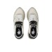 SUN68 BIG STARGIRL BAG SILVER SNEAKER IN SUEDE E PU CREAM 