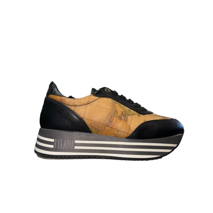 Alviero Martini 1a Classe sneakers da donna nera platform