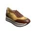 Alviero Martini Prima Classe Sneakers Marrone con stampa Geo Classic