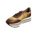 Alviero Martini Prima Classe Sneakers Marrone con stampa Geo Classic