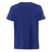 LA MARTINA T-SHIRT BLU CON LOGO LETTERING ARANCIO DA UOMO 