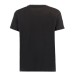 LA MARTINA T-SHIRT A MANICHE CORTE NERA CON LOGO LETTERING ARGENTO DA UOMO 