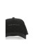 EMPORIO ARMANI CAPPELLO DA BASEBALL BLACK IN TESSUTO JACQUARD EAGLE ALL OVER E LOGO LETTERING	