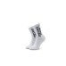 Emporio Armani set 2 paia di calze Bianche unisex realizzate in spugna di cotone con logo jacquard