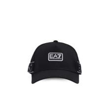 EA7 Emporio Armani Cappello da uomo nero con logo 