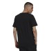 Adidas Originals T-shirt nera da uomo con maxi logo
