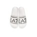 EA7 Emporio Armani Ciabatte da Donna bianche con logo lettering 