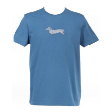 Harmont&Blaine T-shirt azzurra da uomo a girocollo 