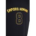 Emporio Armani T-shirt a manica corta in cotone blu navy con logo EMPORIO ARMANI