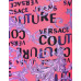 Versace Jeans Couture Abito da Donna Fucsia/Viola aderente con stampa Baroque all over