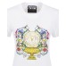 Versace Jeans Couture T-shirt Bianca con logo a contrasto 