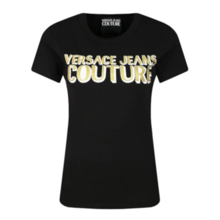 Versace Jeans Couture T-shirt da Donna Nera 