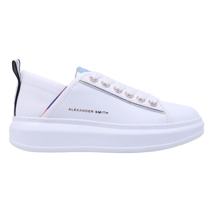 ALEXANDER SMITH SNEAKERS DA DONNA WHITE IRIDE PEACH