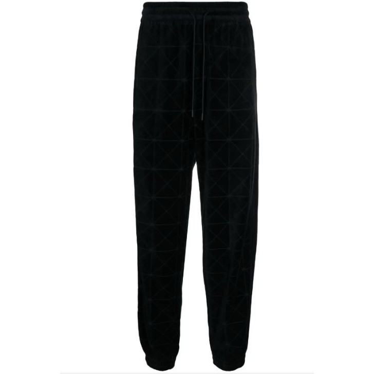 EMPORIO ARMANI TROUSER NAVY LETTERS ALL OVER