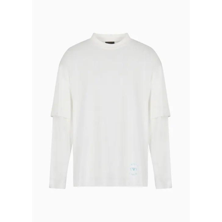 EMPORIO ARMANI T-SHIRT BIANCO CALDO