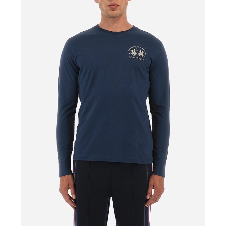 LA MARTINA MAN T-SHIRT JERSEY Navy                