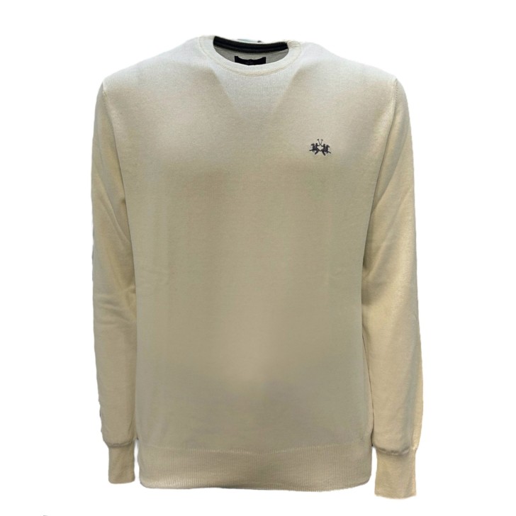 LA MARTINA MAN TRICOT CREW NECK Off White           