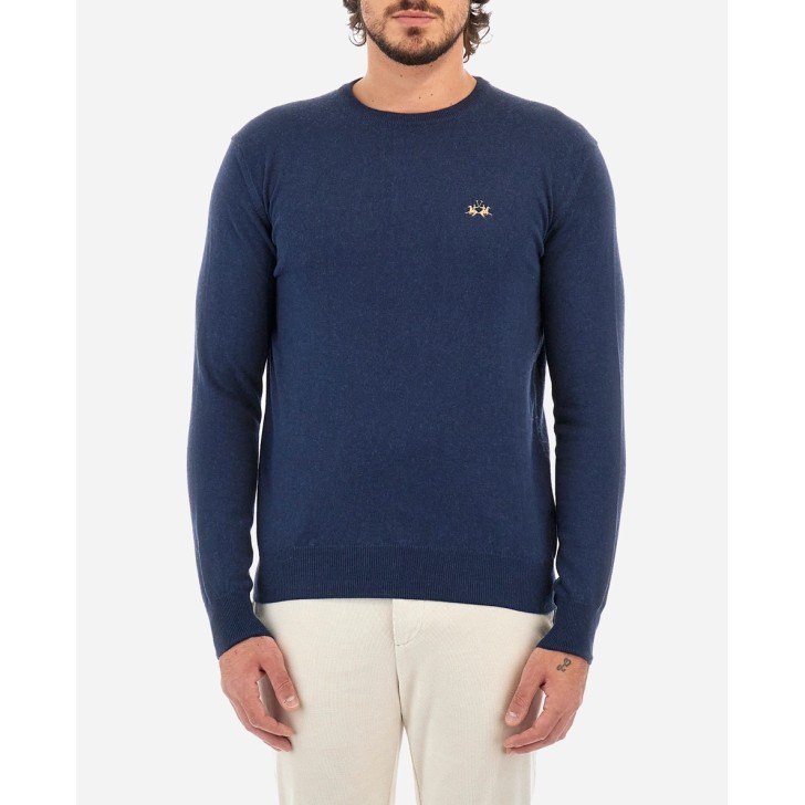 LA MARTINA MAN TRICOT CREW NECK Navy                