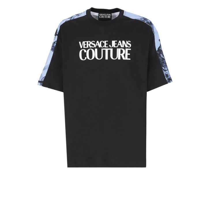 VERSACE JEANS COUTURE T-SHIRT CERULEAN