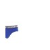 Emporio Armani Slip bluette in cotone con vita elastica e logo lettering