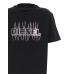 Diesel  T-shirt a girocollo nera a maniche corte con logo lettering  