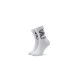Emporio Armani set 2 paia di calze Bianche e Nere unisex realizzate in spugna di cotone con logo jacquard