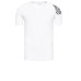 Emporio Armani T-shirt a manica corta bianca in cotone con collo a V