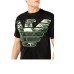 Emporio Armani T-shirt a manica corta Nera da Uomo con maxi stampa Aquila