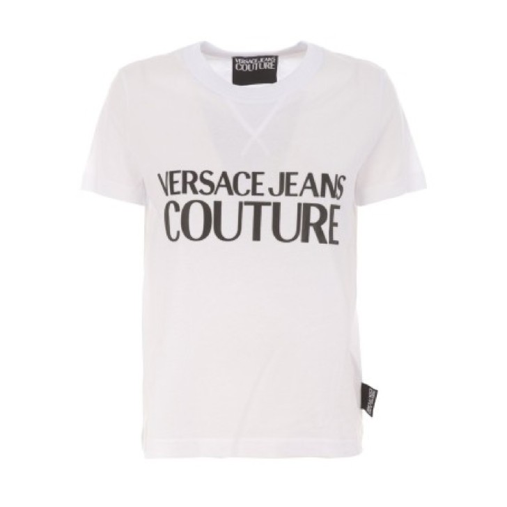 Versace Jeans Couture T-shirt Bianca da Donna con logo 