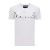 Versace Jeans Couture T-shirt Bianca da Uomo con logo argentato nella parte anteriore