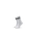 Emporio Armani set 2 paia di calze Bianche e nere unisex realizzate in spugna di cotone con logo jacquard 3031222F39600911