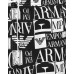 Emporio Armani Swimwear Costume boxer Nero logo EMPORIO ARMANI All Over