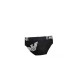 Emporio Armani Slip nero in cotone con vita elastica e logo lettering 1108141P72500020