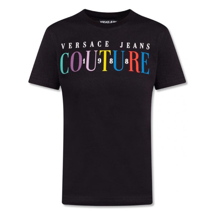 Versace Jeans Couture T-shirt Nera da Donna 
